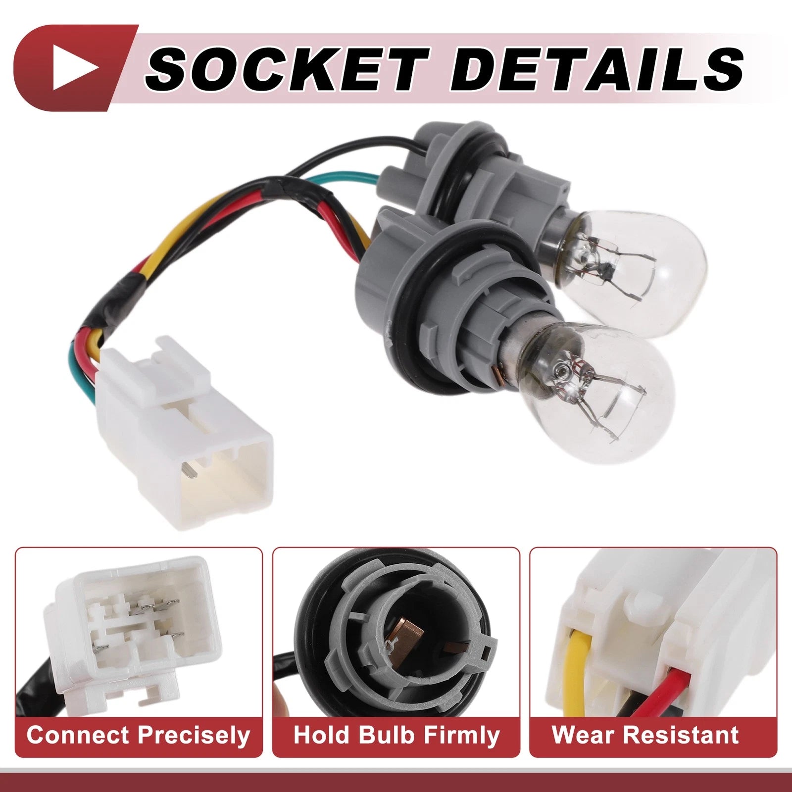 Taillight Socket Wiring Harness for Kia Forte (2017–2018) No. 92470B0600