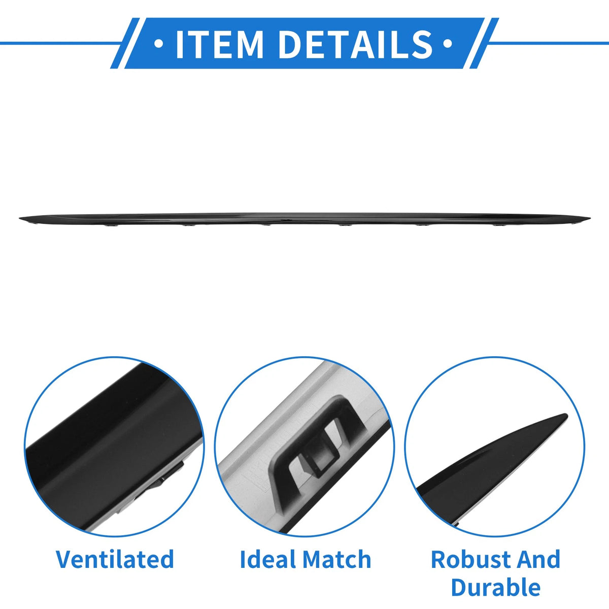Rear Lower Center Bumper Grille Trim Garnish for BMW F45 2 Series (2015-2017)