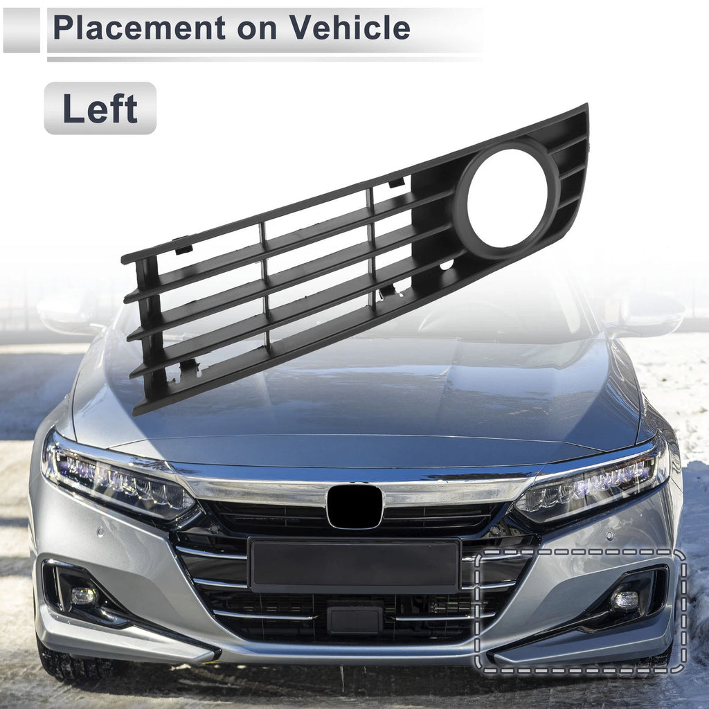 Front Left Fog Light Grill Replacement for Audi A4 Quattro (2002–2005)