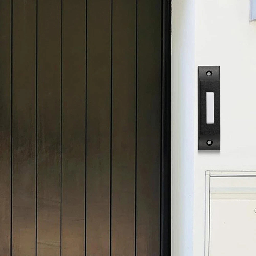Lighted Metal Doorbell Push Button for Outdoor Entrance
