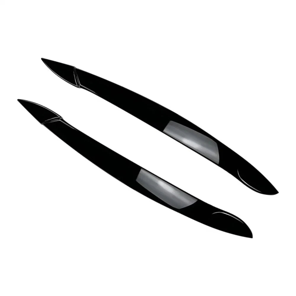 Headlight Eyelid Trim Cover Gloss Black for BMW X5 E70 (2008–2013)