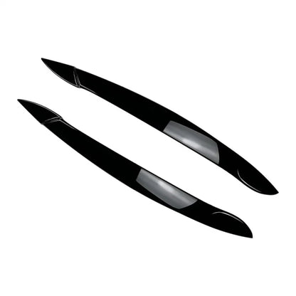 Headlight Eyelid Trim Cover Gloss Black for BMW X5 E70 (2008–2013)