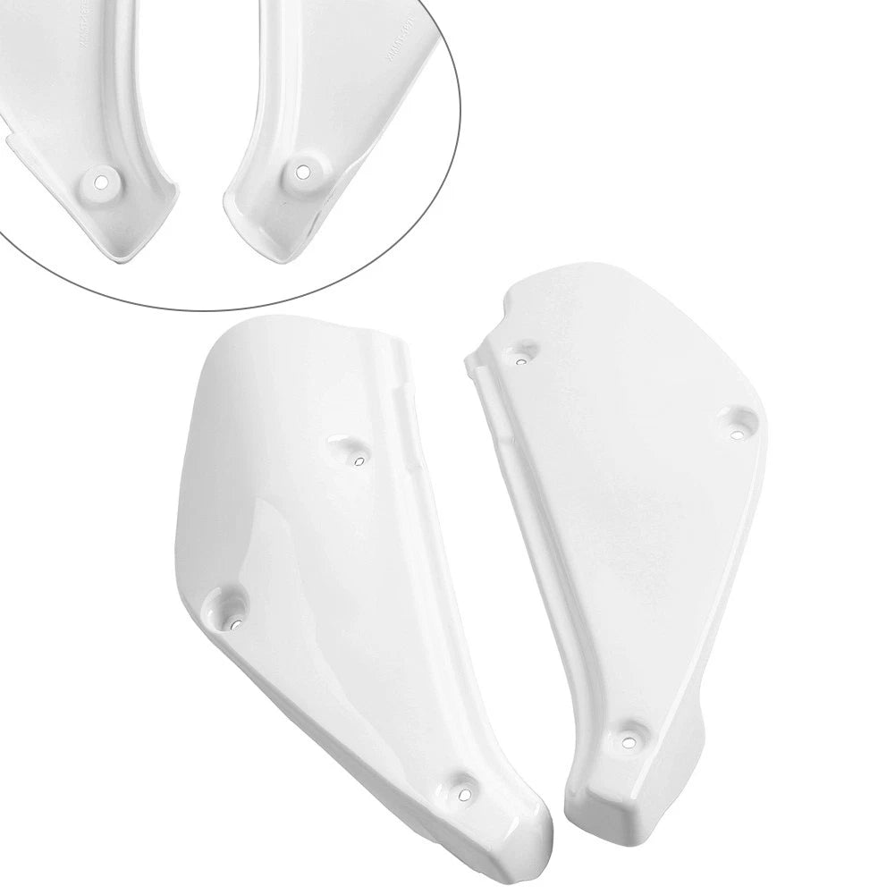 Pair Side Panel Plates Covers for Honda XR80R XR100R (1988–2000) Glossy White