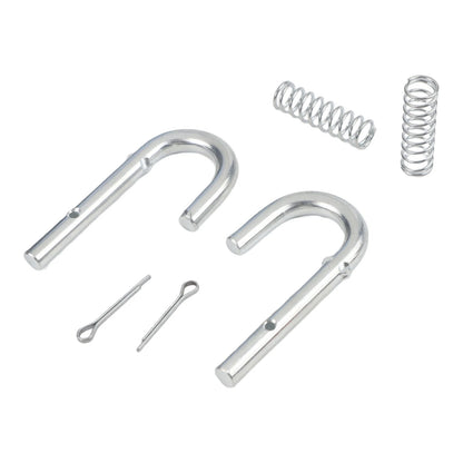 2X Lawn Mower Deck Release Pin and Spring Set for Easy Installation