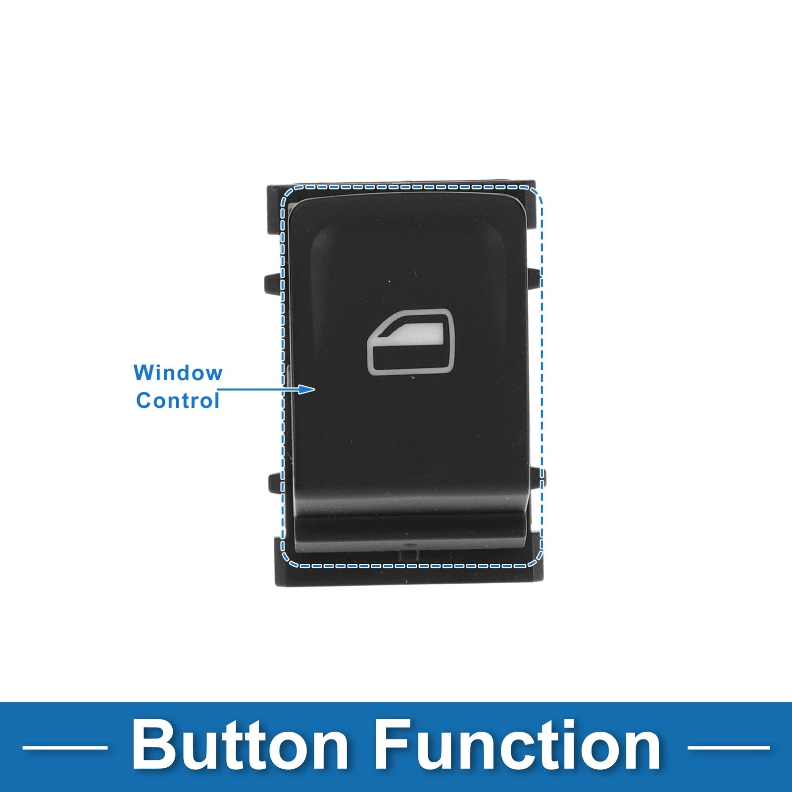 Passenger Side Power Window Switch Replacement for Volkswagen Polo (2014–2017)