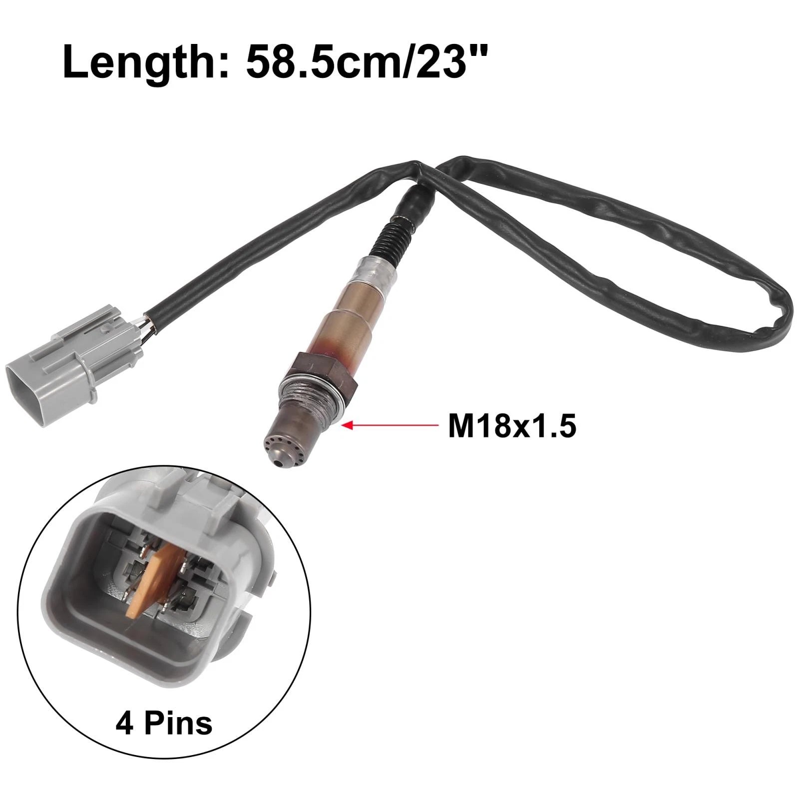 Oxygen Sensor Rear Replacement for Hyundai Accent Veloster Kia Rio Soul (2011–2017)