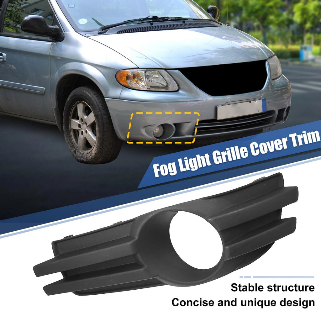 Front Left Fog Light Grille Cover Replacement for Dodge Grand Caravan (2008–2010)