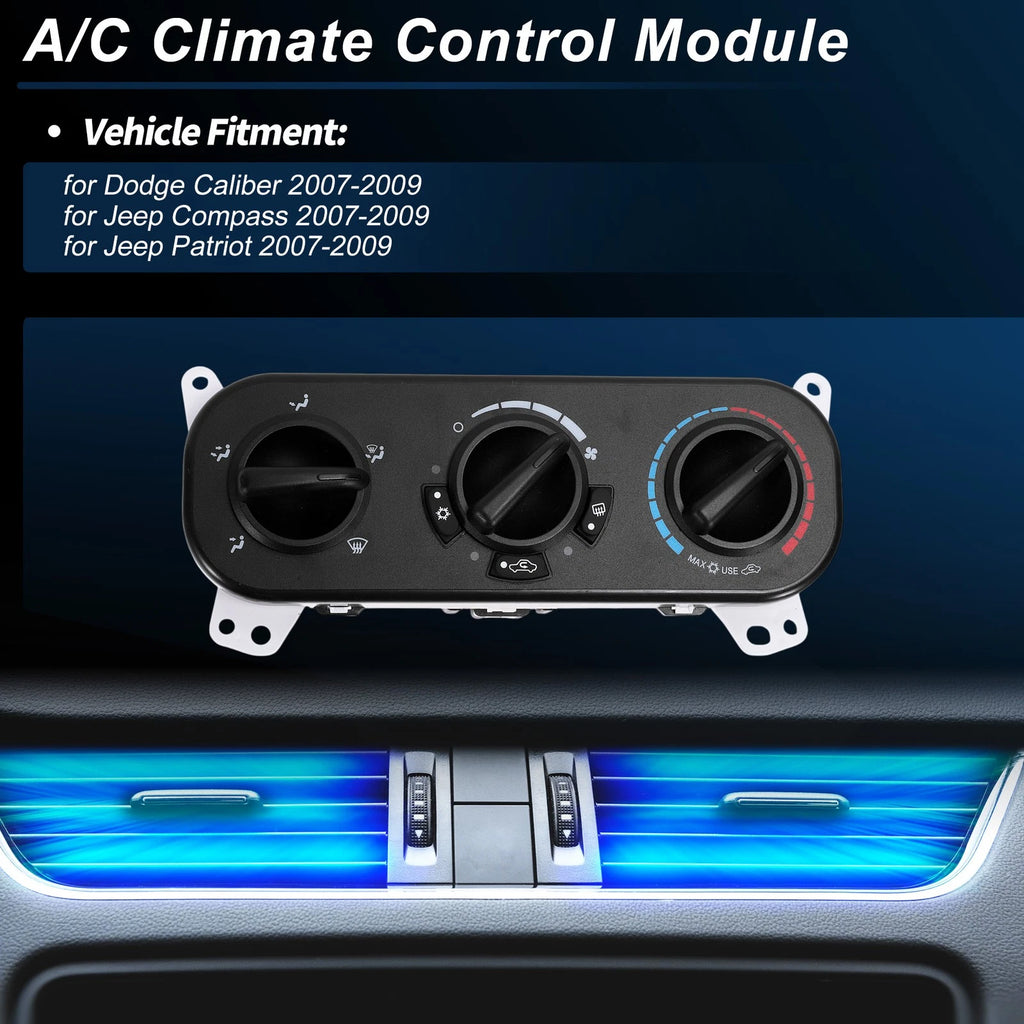 A/C Heater Climate Control Switch Module for Dodge Caliber (2007–2012) No. 55111874AC