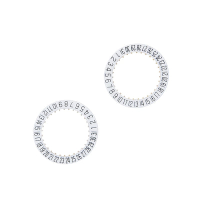 2Pcs Date Indicator Wheel Disc Plate 2557 for ETA 2804-2 2824-2 2892A2