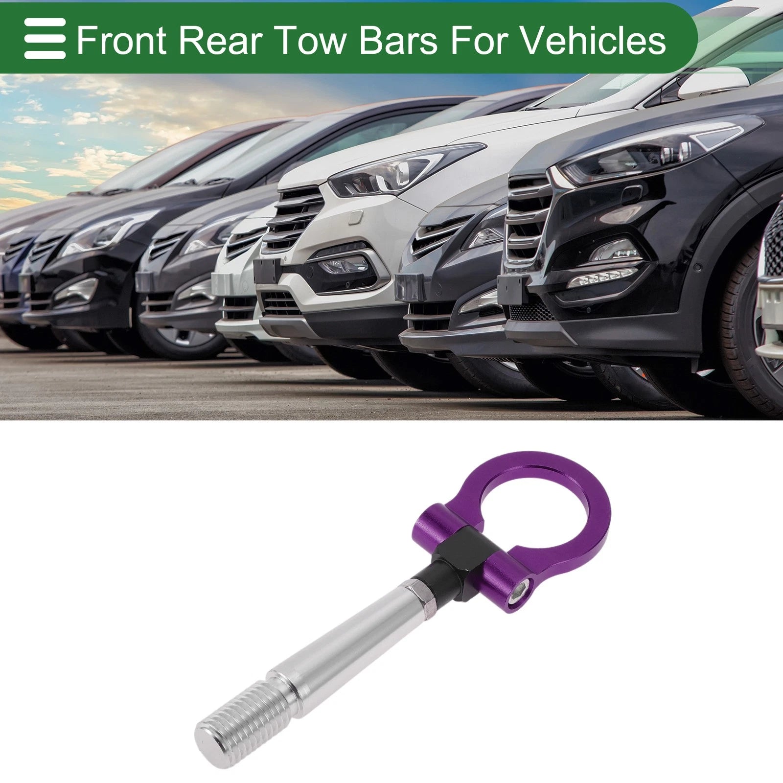 Tow Hook 23.6mm Aluminum Replacement for Mitsubishi Lancer EX (2007–2012)