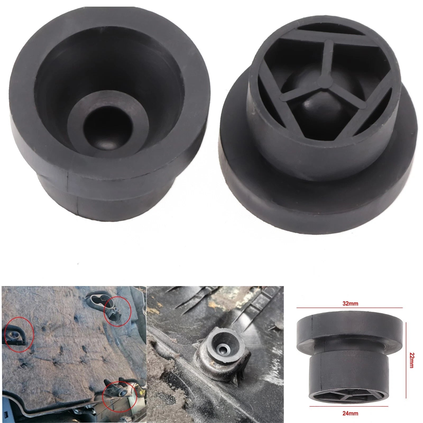2X Engine Cover for Ford (7M5Q-6D277-AA)