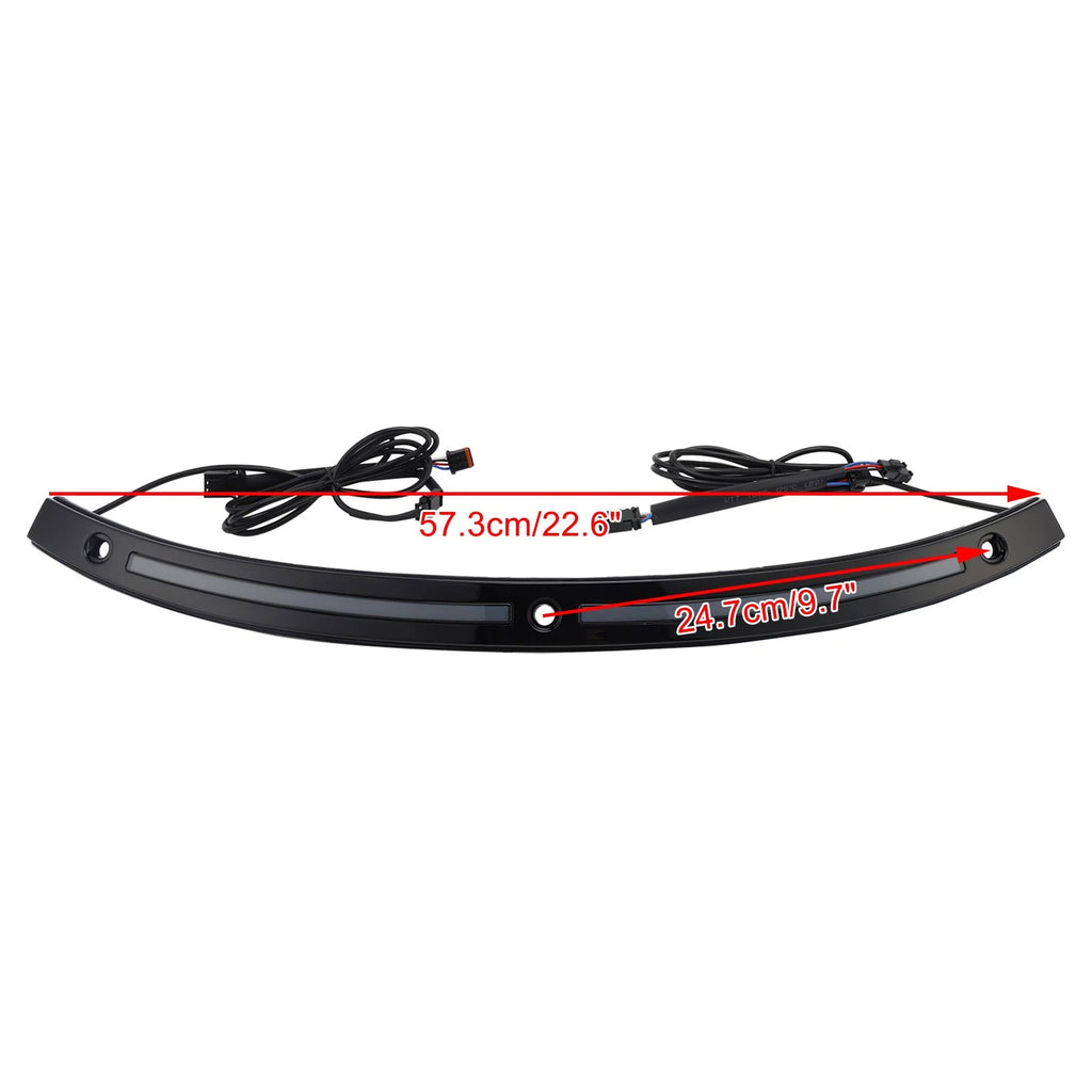 LED Running Turn Signal Light Windshield Trim for Electra Glide (2014–Present)