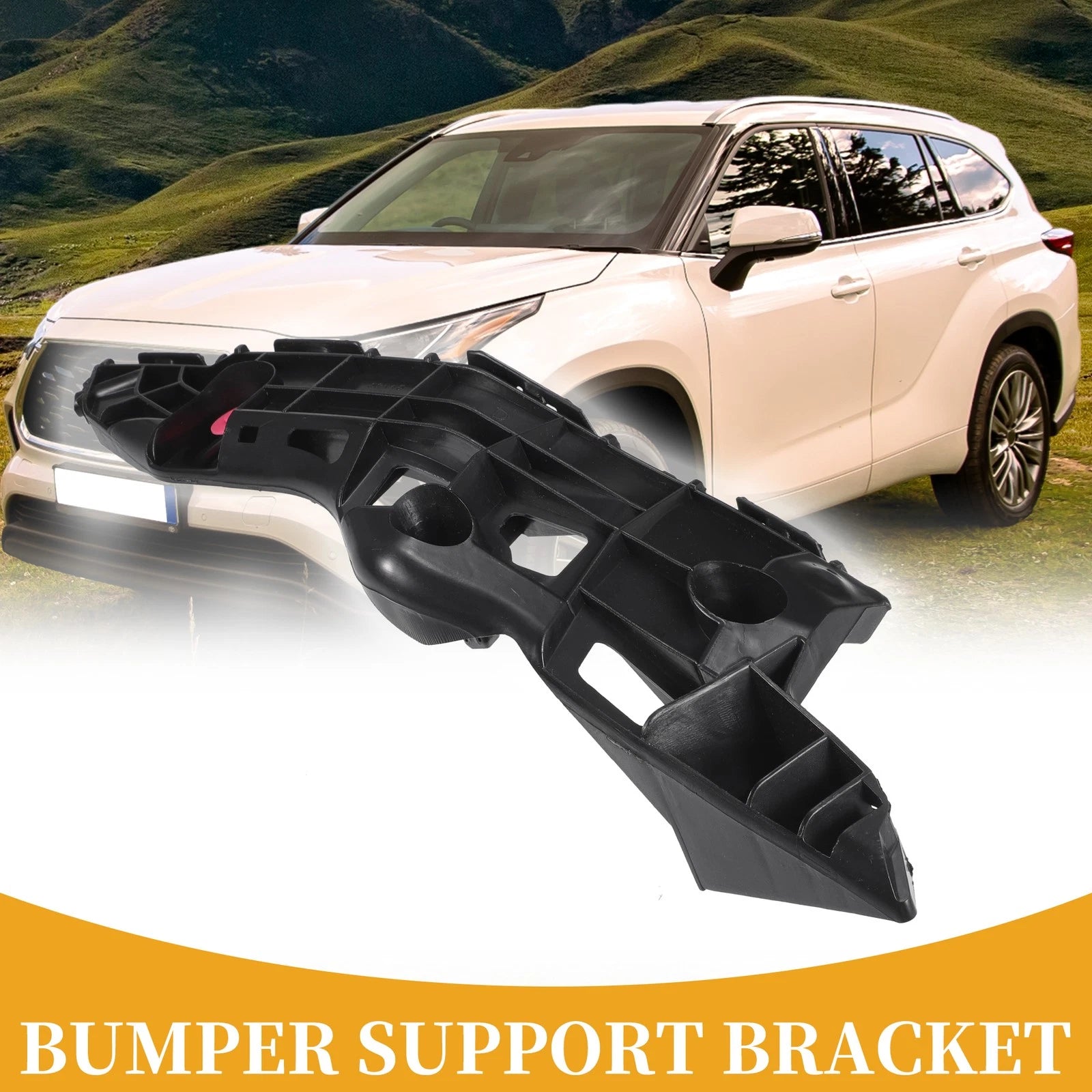 RH Side Front Bumper Support Bracket Replacement for Toyota Highlander (2014–2016)