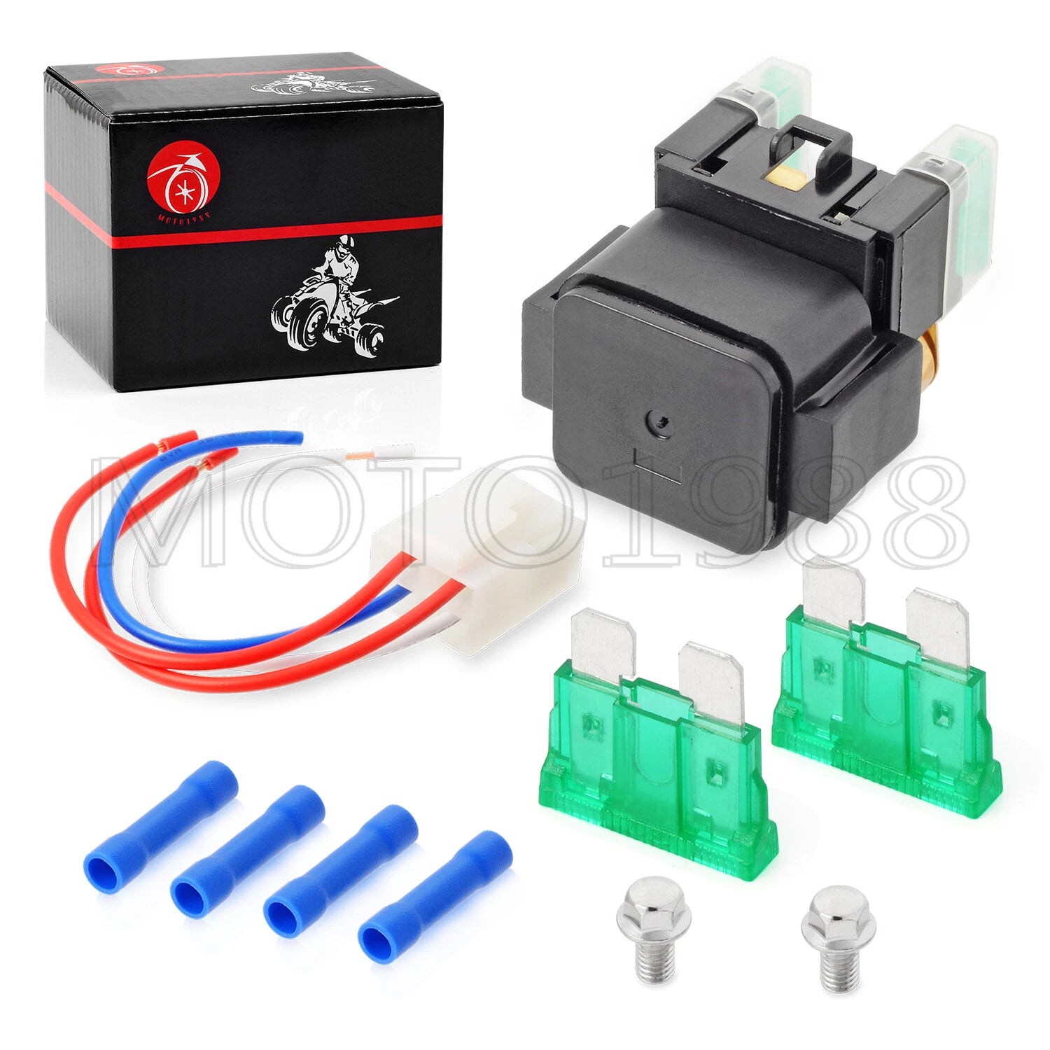 Starter Solenoid Relay B-M & Plug for Yamaha Royal Star XVZ1300 (1996–2009)