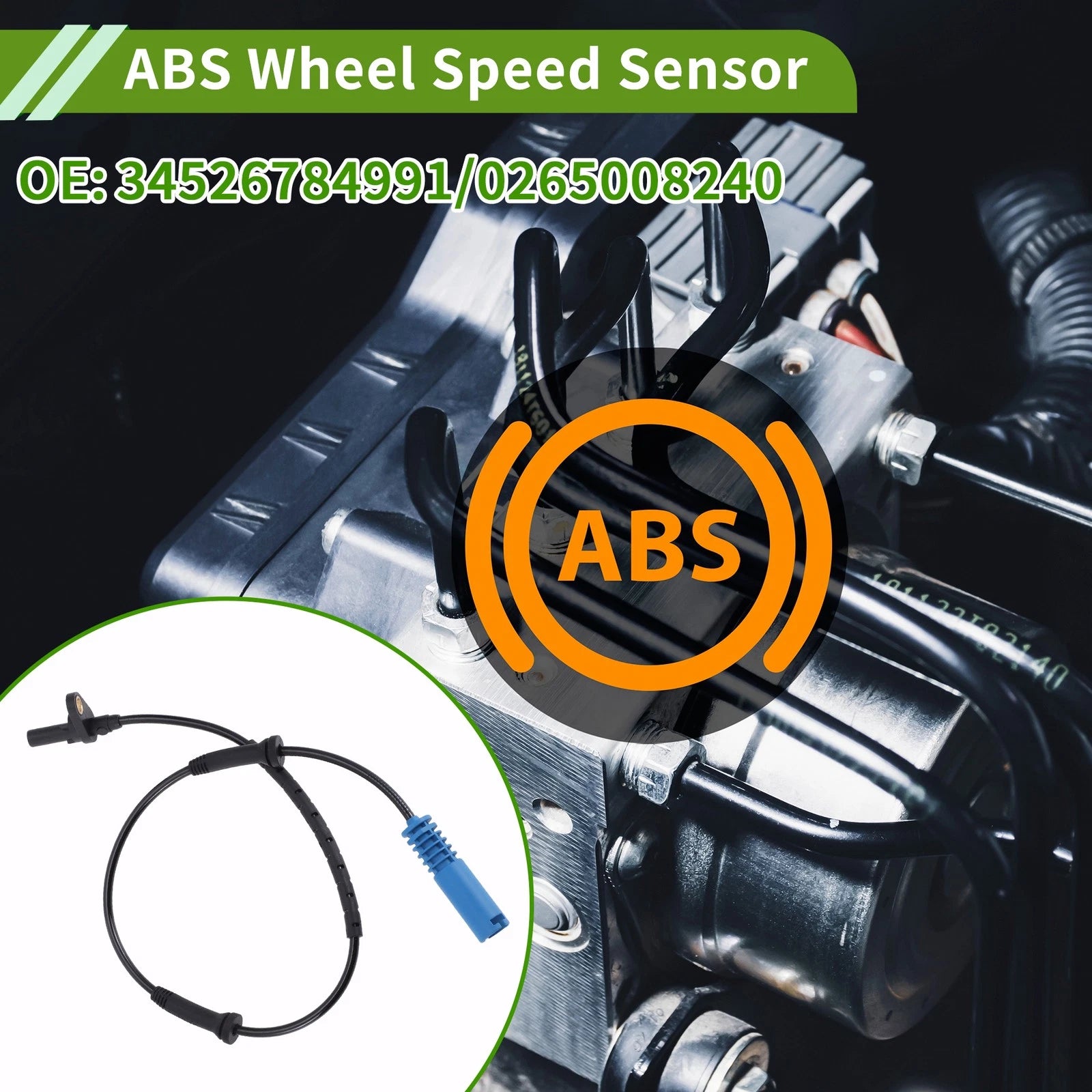 ABS Wheel Speed Sensor No. 34526784991 for BMW X1 E84 (2009–2015)