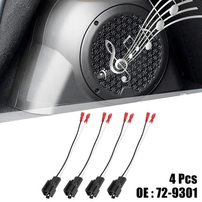 4Pcs Car Speaker Harness Set for Chrysler Models