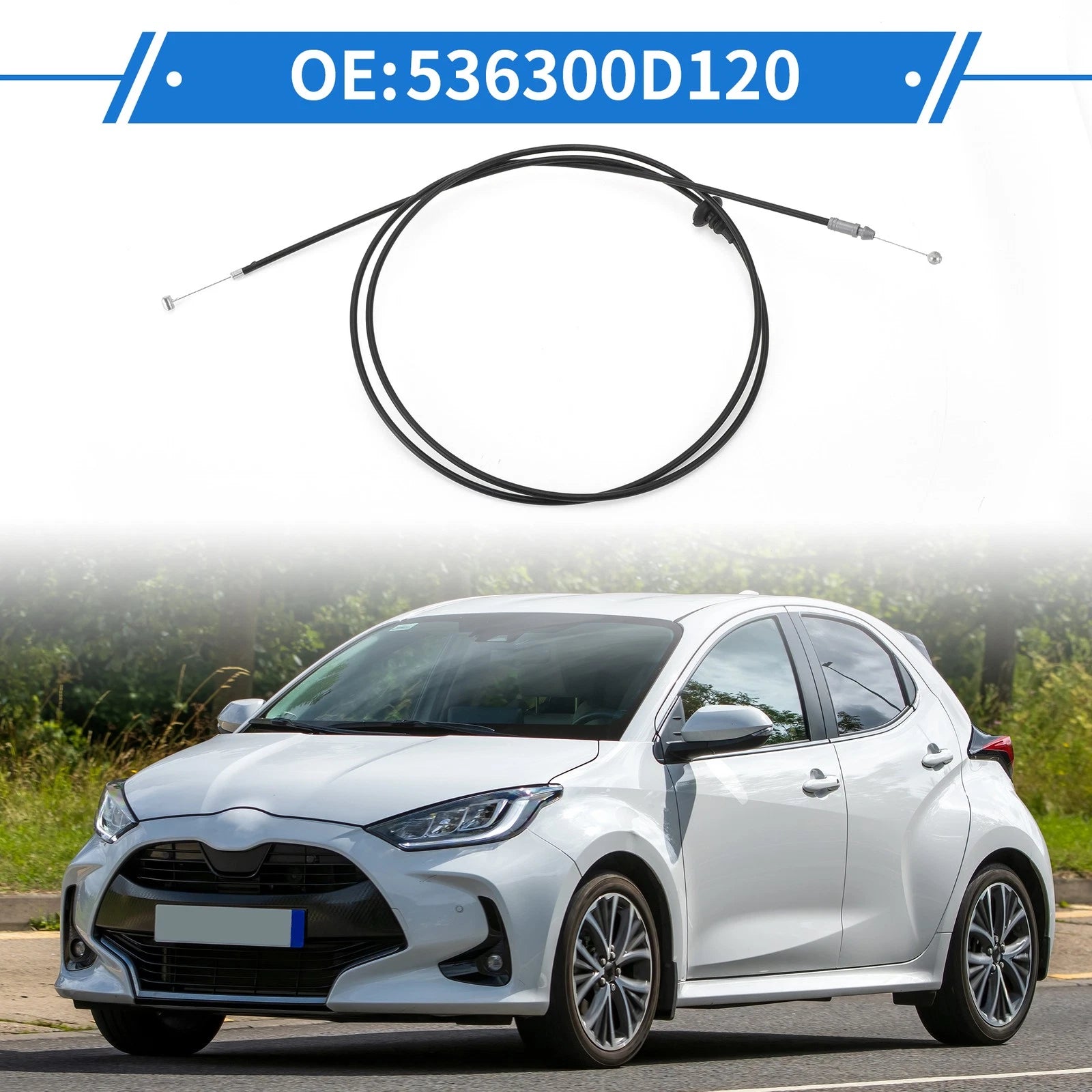 Hood Release Cable Replacement for Toyota Yaris (2008–2011)