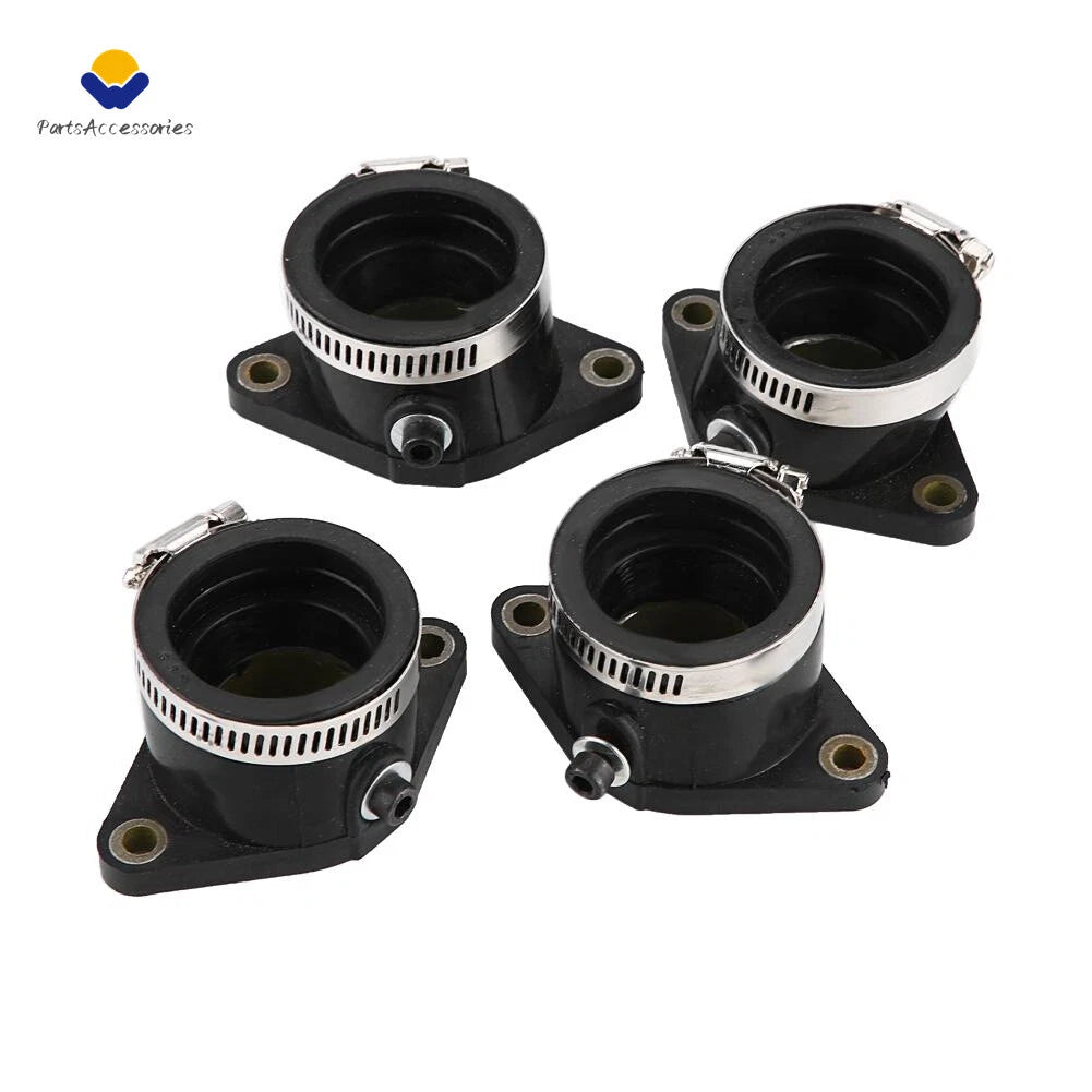 4X Carburetor Intake Manifold Boot for Suzuki GS550L GS650E GS650G (1979–1983) 13110-47010