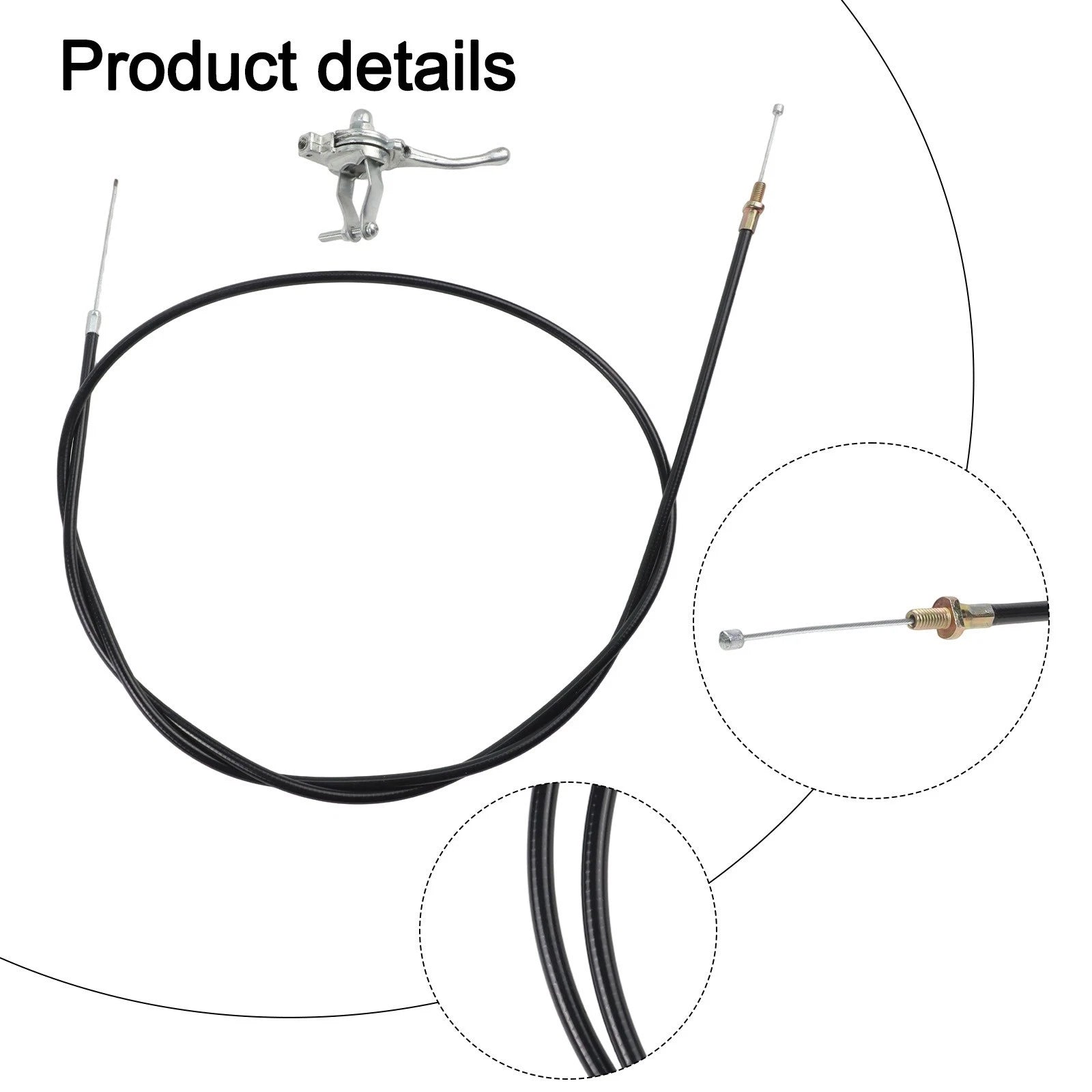 Throttle Cable Kit for Multiquip Whiteman Trowels (Easy Installation)