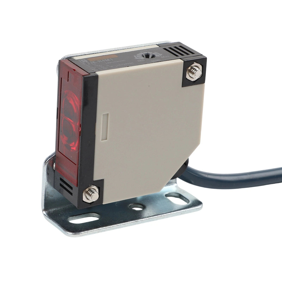 Square Lens Infrared Reflective Photoelectric Switch with Mounting Bracket