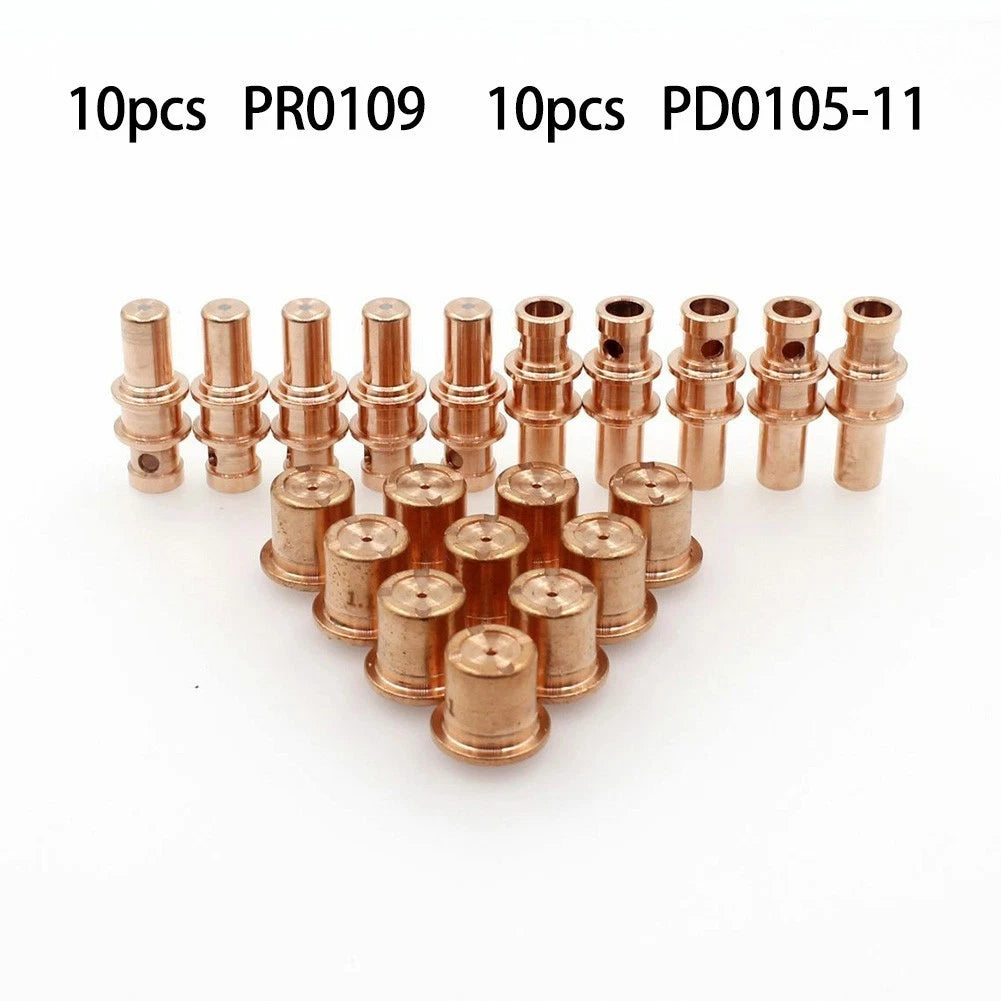 20pcs Plasma Cutter Torch Electrode Nozzle Tips for A81