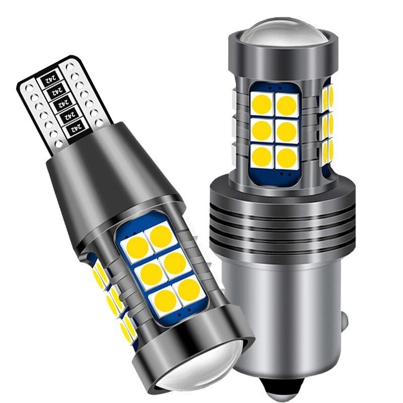 27SMD LED Backup Reverse Light Bulbs T15 W16W 921 for Universal