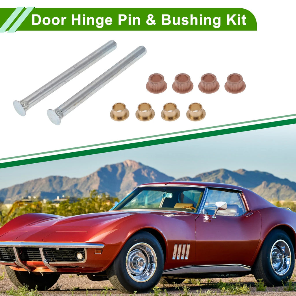 Door Hinge Pin and Bushing Kit Replacement for Chevrolet Corvette Blazer (20046147)