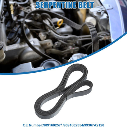 Serpentine Belt V-Ribbed Replacement for Toyota Tacoma V6 4.0L (2005–2023)