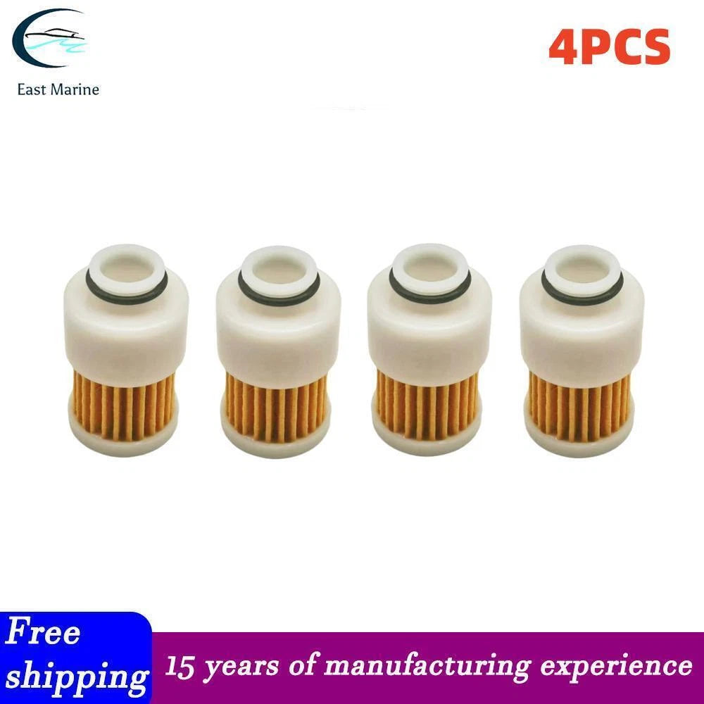 Set of 4 Fuel Filters for Mercury Marine (18-7979, 35-8M0168897, 8M0149607)