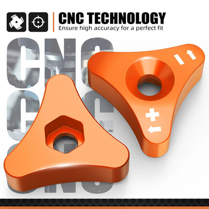 CNC Fork Shock Absorber Adjusters Knob Bolts for KTM Forks (48mm)