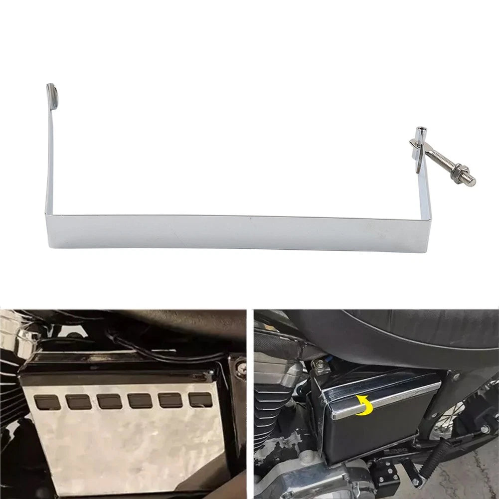 Battery Cover Hold Down Strap For Harley Super Glide FXE Wide Glide FXWG