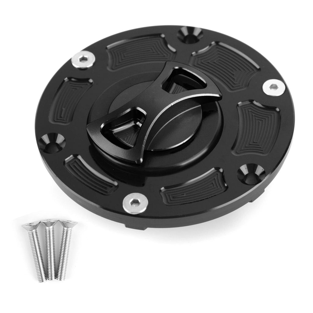 CNC Keyless Fuel Gas Cap for Kawasaki Ninja EX 250 300 ER 250 300 (2008–2017)