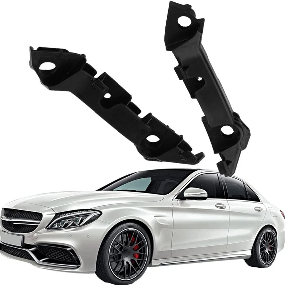 Front Left & Right Side Bumper Side Bracket Kit For Mercedes Benz C Class W205