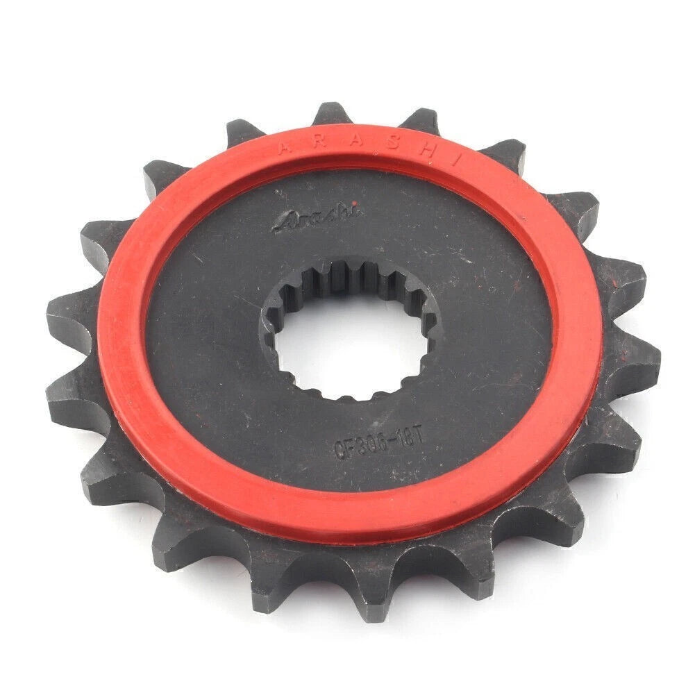 Cushioned Front Sprocket 18T CR306-18T for Suzuki GSXR1300 (2008–2018) Rubber