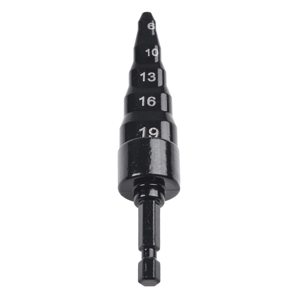 5-in-1 Air Conditioner Copper Pipe Expander Swaging Drill Bit Set