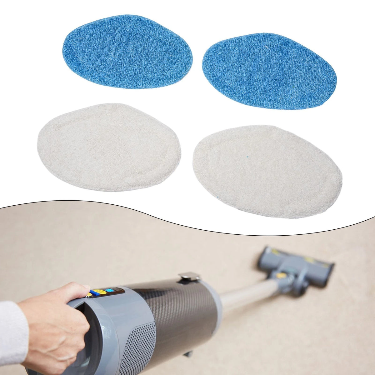 4 Pack Pad for Hoover Dual Steam Plus (No Year Supplied)