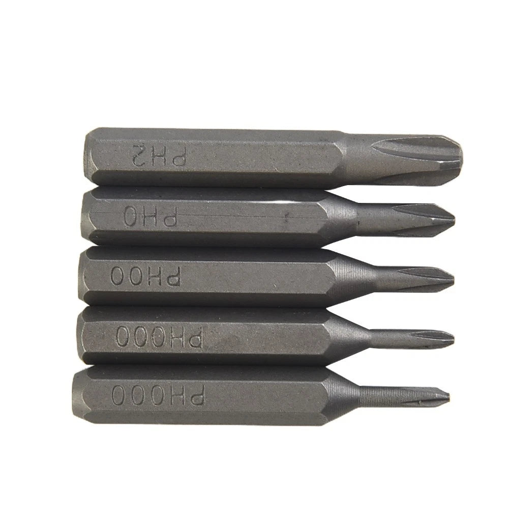 Hex Screwdriver Bits Set of 3 H4x28mm PH00 PH000 PH0000 Replacement Accessories