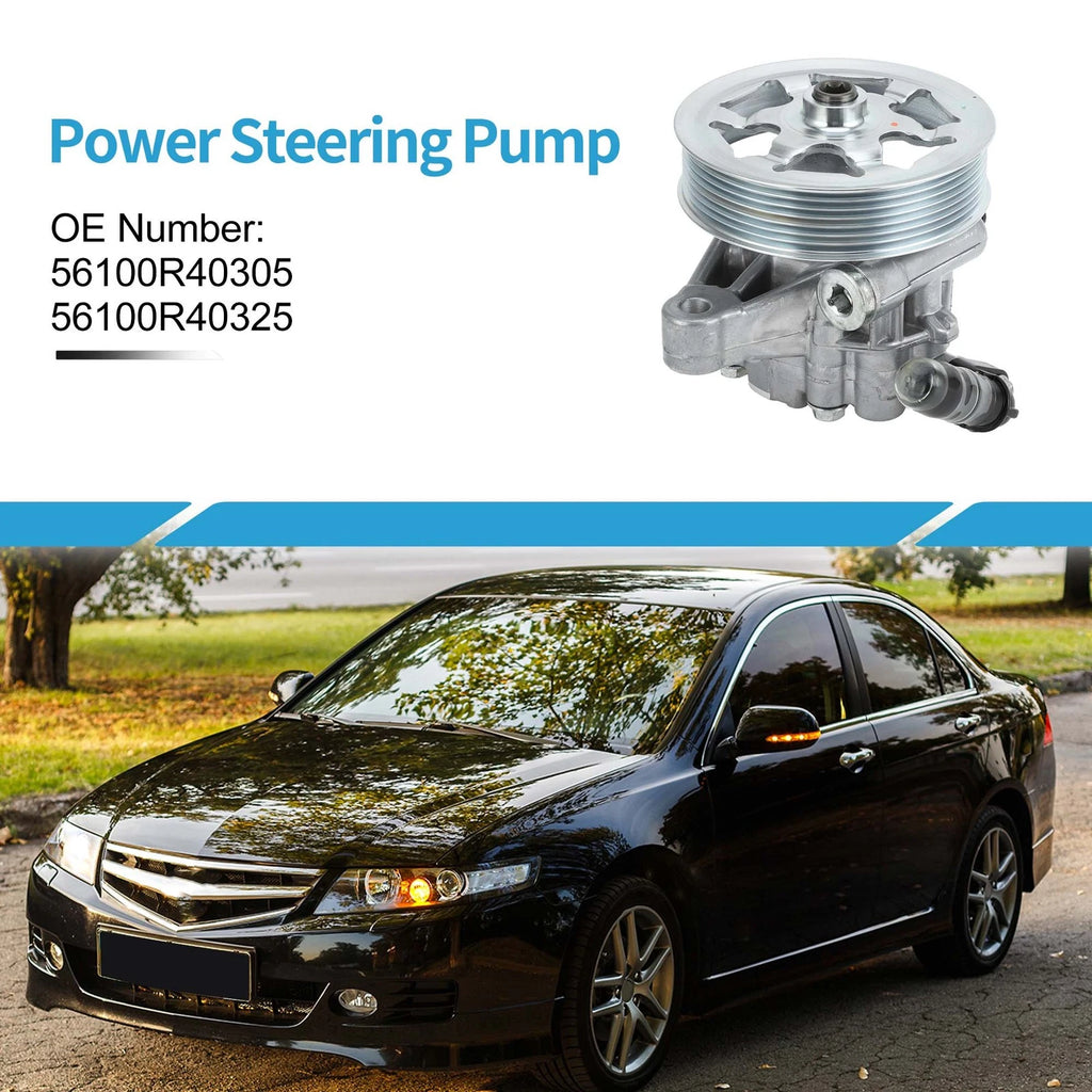 Power Steering Pump with Pulley OEM Replacement for Honda Accord 2008–2012