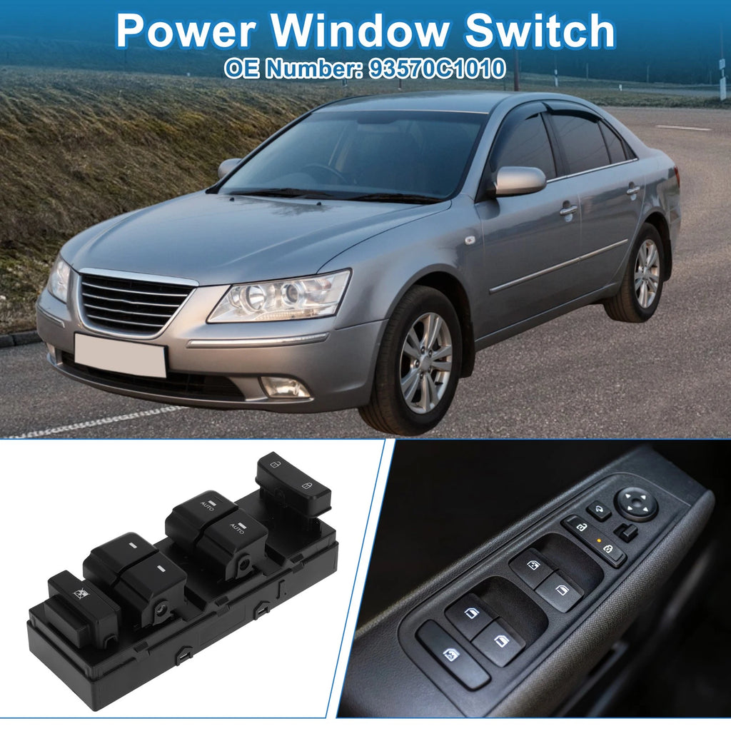 Front Left Right Side Power Window Switch for Hyundai Sonata LF (2015–2019)