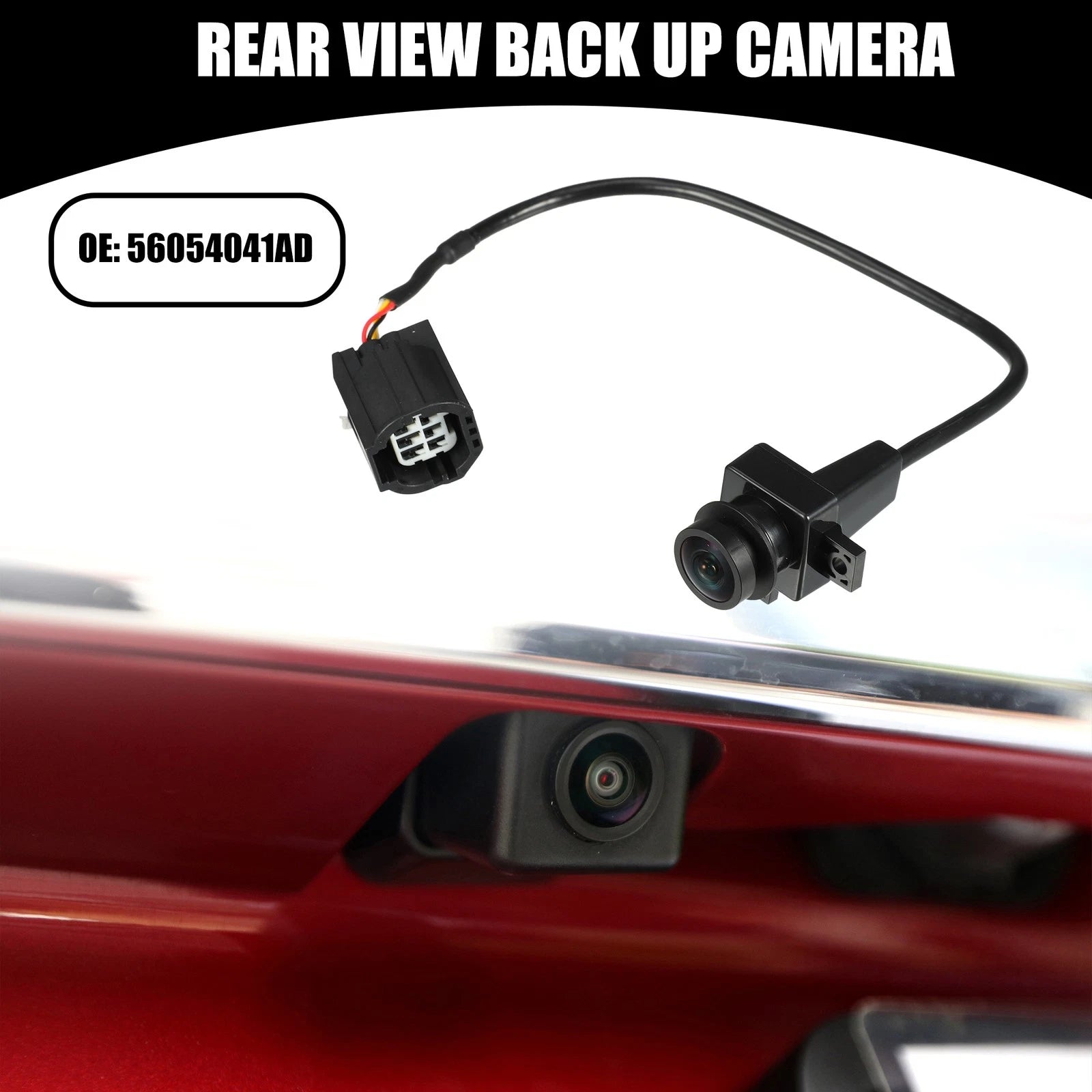Rear View Back Up Camera Replacement for Ram 1500 2500 3500 (2010–2018)