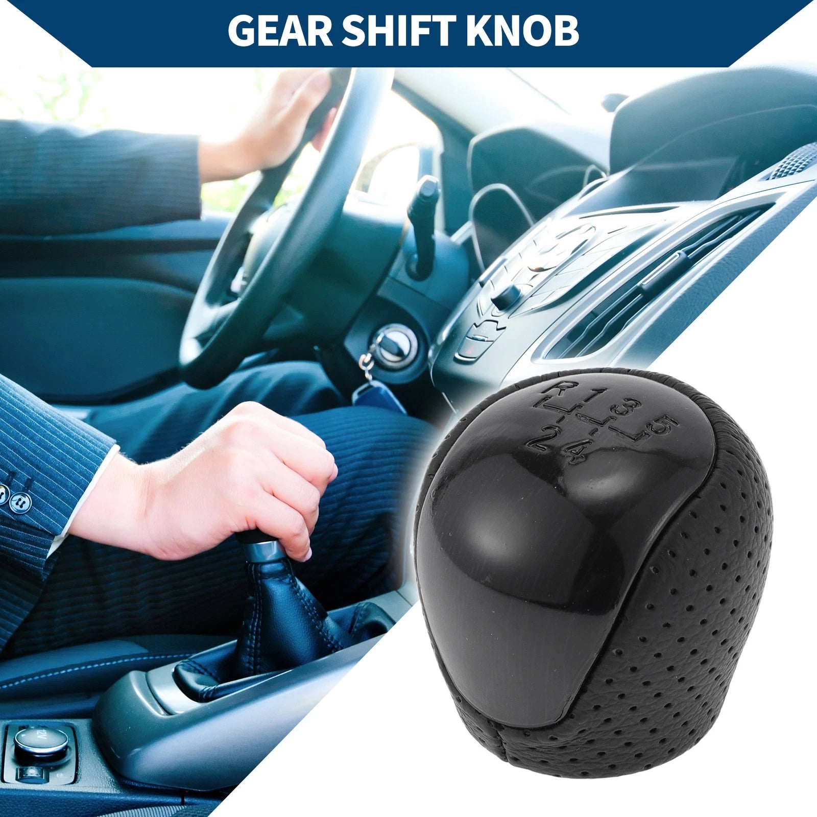 5 Speed Manual Gear Shifter Knob Replacement for Hyundai Elantra (2009–2012)