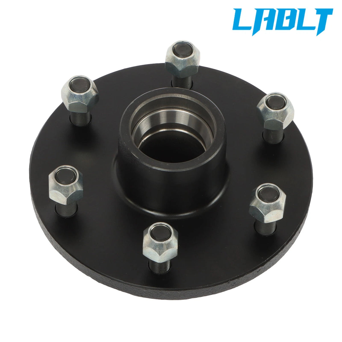 3500 lbs Axle #84 Spindle with Trailer Bearings for Trailer Hub Assembly (6 on 5.5")