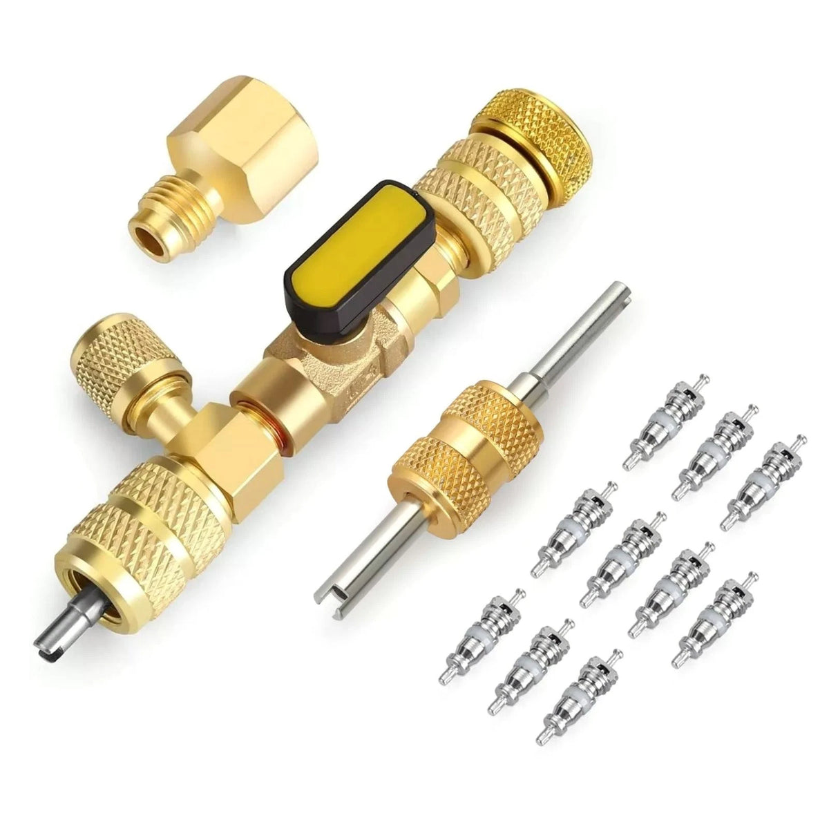 Dual-size Port Valve Core Remover & Installer Tool for HVAC System