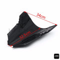Double Bubble Windshield for Yamaha YZF R6 600 (2008–2016) Black