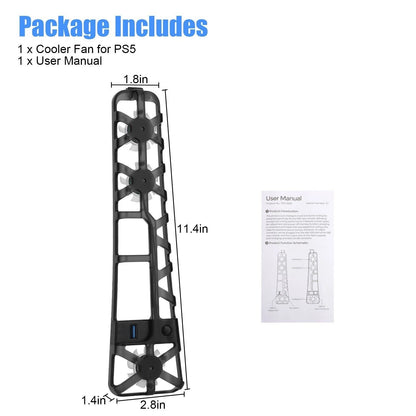 Cooling Fan for PS5 Slim Disc/Digital Console (2020–2023)