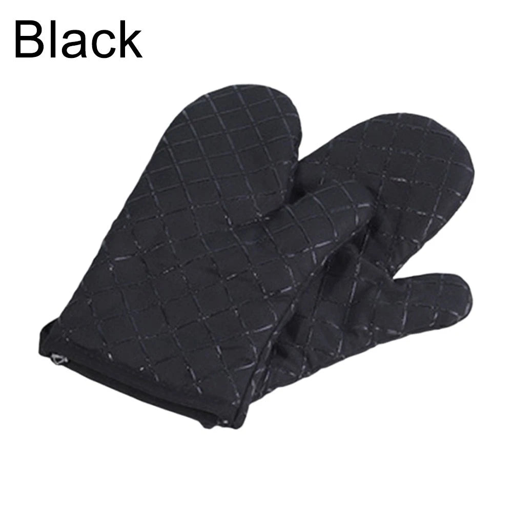Silicone Heat Resistant Gloves for Kitchen Use (Universal Fit)