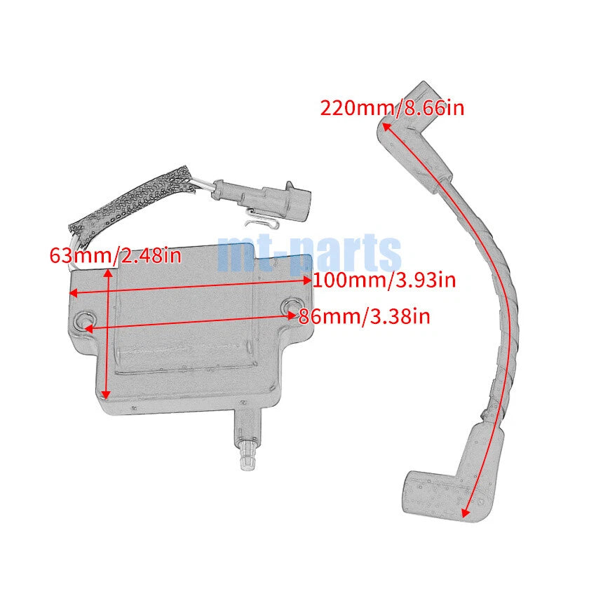 Ignition Coil for Ski-Doo MXZ 800R E-TEC (2016) / MXZ X 600HO ETEC (2015) 512060953
