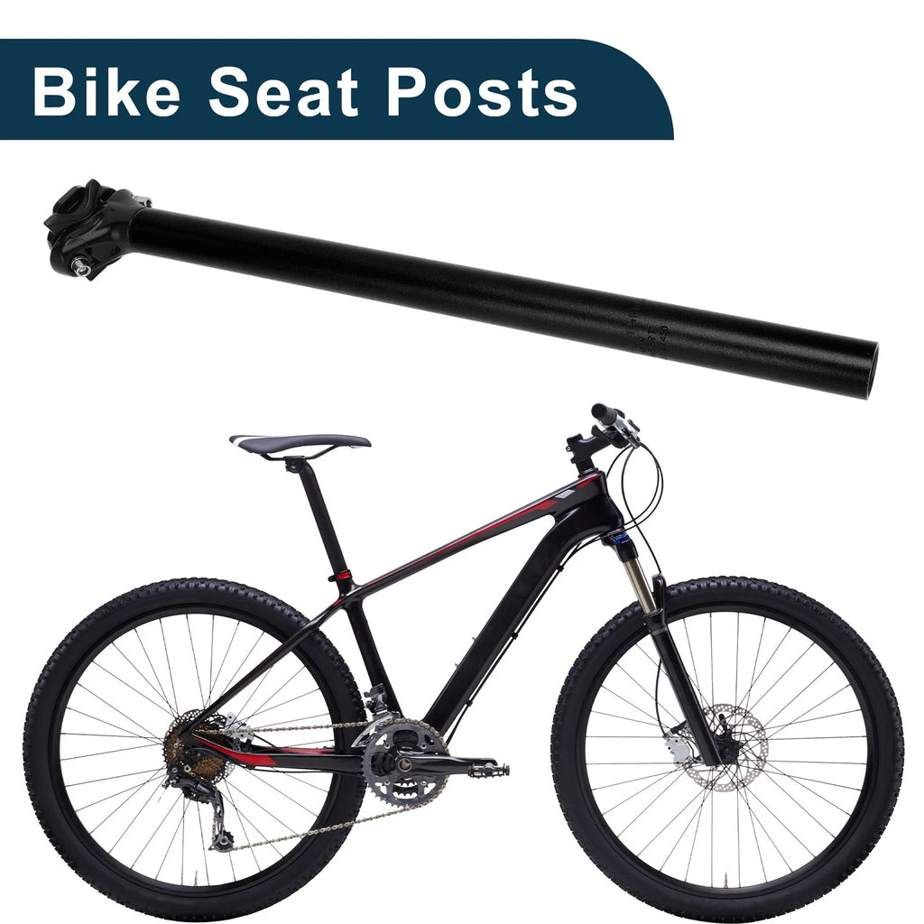 Seat Post Clamp 27.2x450mm Adjustable Angle for Bike Bicycle MTB Road (Black)