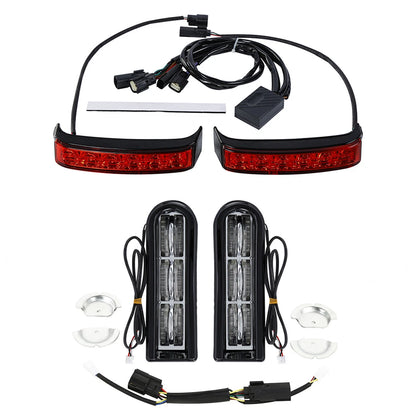 Saddlebag LED Insert Support & Brake Turn Light for Harley Road King (2014–2024)