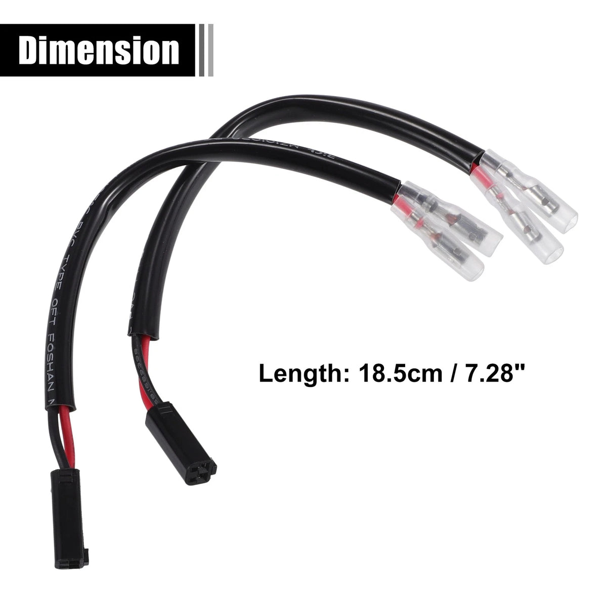 Set of 4 Turn Signal Wiring Adapter Connectors for Suzuki